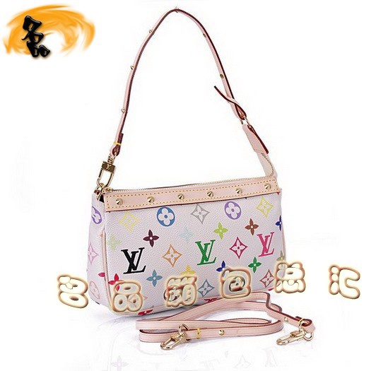 M92649 LV單肩包 LV村上隆設計 LV三三彩 LV33彩 LV女包 LV手提包