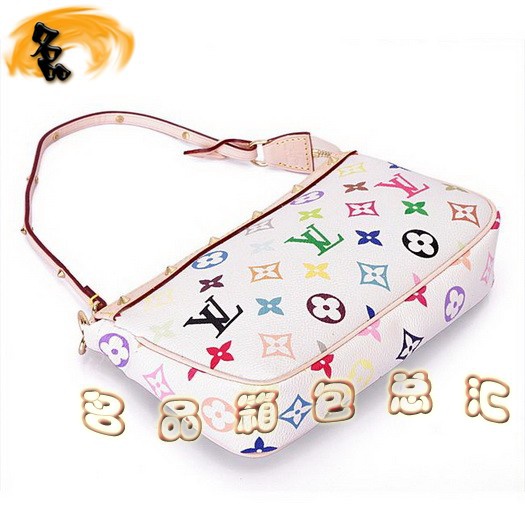 M92649 LV單肩包 LV村上隆設計 LV三三彩 LV33彩 LV女包 LV手提包