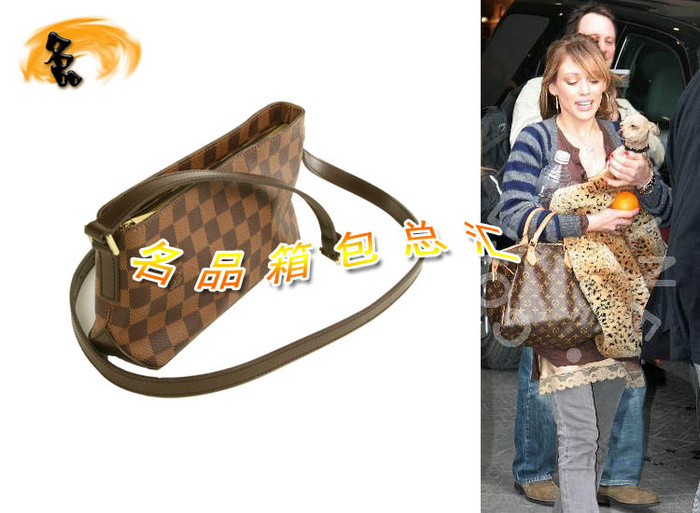 N48049 LV斜挎包 LV女包 LV單肩包 LV經典棋盤格 LV包包