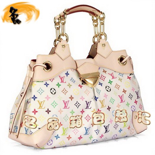 M40123 LV女包 LV村上隆設(shè)計(jì) LV三三彩 LV33彩 LV單肩包