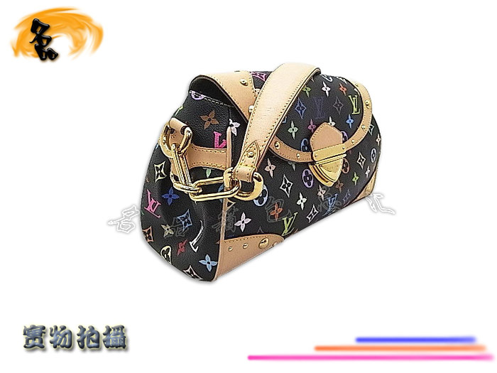 M40204 LV黑彩女包 LV三三彩 LV33彩 LV女包 LV手提包 LV村上隆設(shè)計