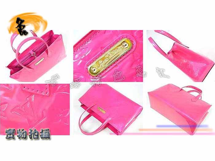 M93643 LV手提包 LV漆皮包 LV單肩包 LV棋盤格 LV新款壓花女包