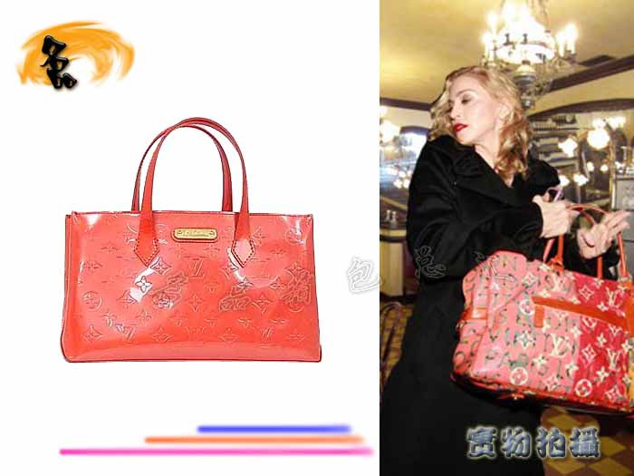 M93644 LV手提包 LV漆皮包 LV單肩包 LV棋盤格 LV新款壓花女包