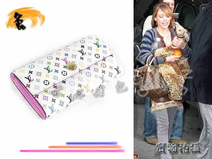 M93744 LV錢包 LV村上隆設計 LV33彩 LV白彩 LV三三彩 LV女包