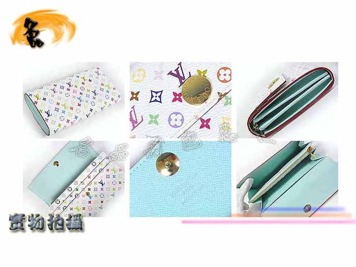 M93746 LV新款時尚女包 LV錢包 LV村上隆設(shè)計(jì) LV33彩 LV白彩 LV三三彩