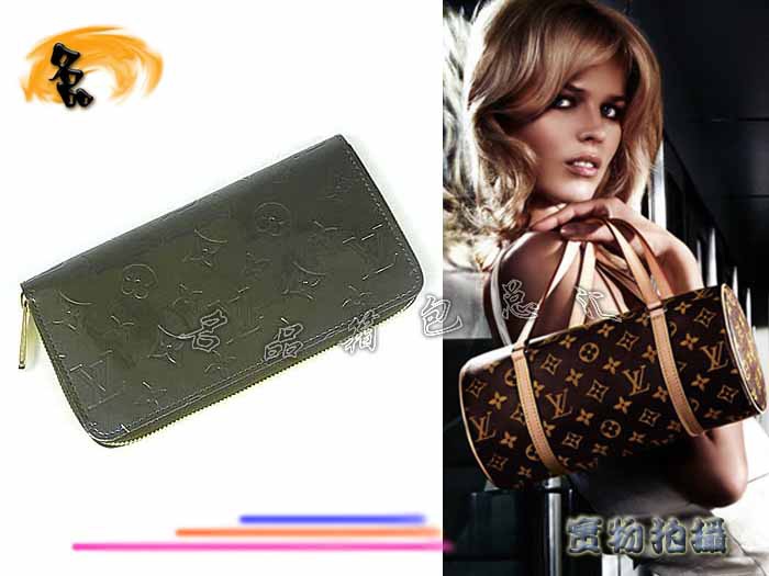 M93723 LV錢包 LV壓花錢包 LV漆皮系列 LV女包 LV零錢包 灰色