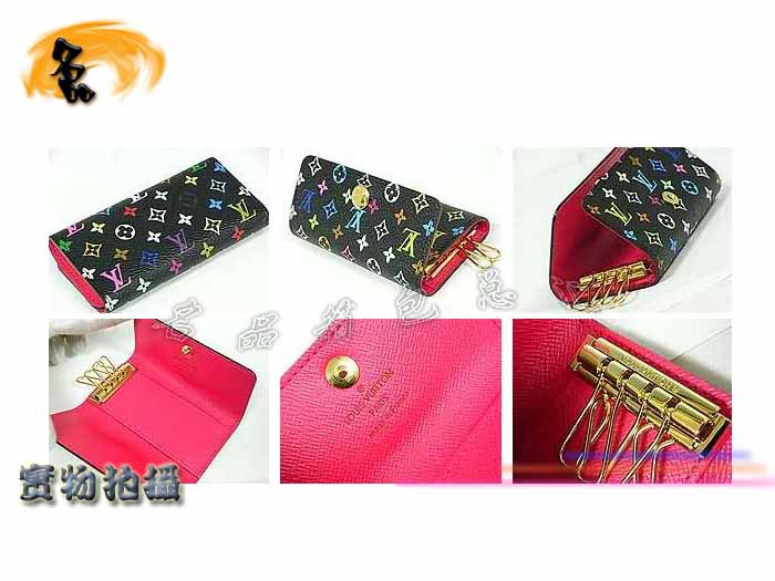 M93732 LV鑰匙包 LV三三彩 LV33彩 LV村上隆設計 LV黑彩