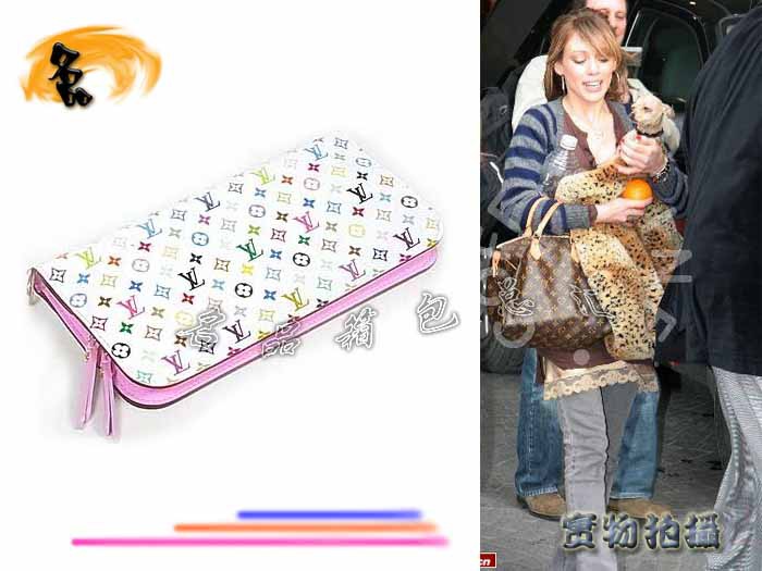 M93751 LV新款時尚女包 LV村上隆設計 LV經典款 LV錢包 LV33彩錢包