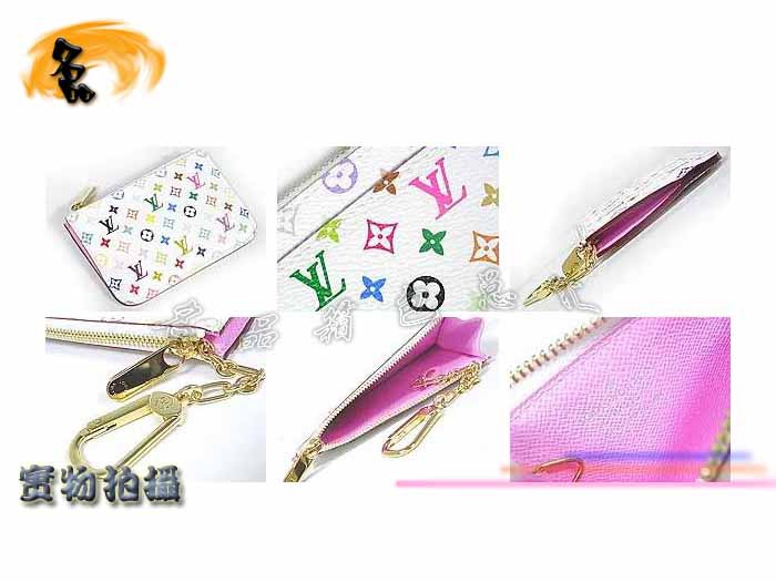 M93734 LV零錢包 LV經(jīng)典33彩 LV村上隆設(shè)計 LV三三彩錢包 LV白彩