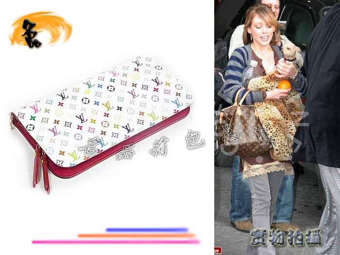 M93752 LV新款時尚女包 LV錢包 LV村上隆設計 LV33彩錢包 LV經典款