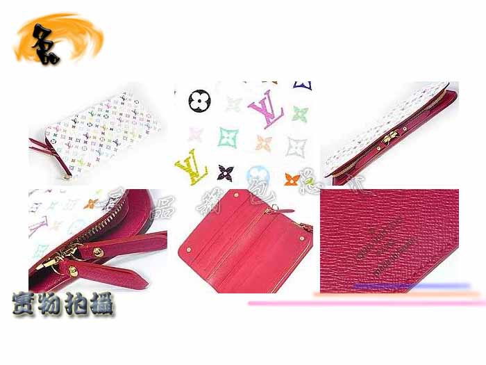 M93752 LV新款時尚女包 LV錢包 LV村上隆設計 LV33彩錢包 LV經典款