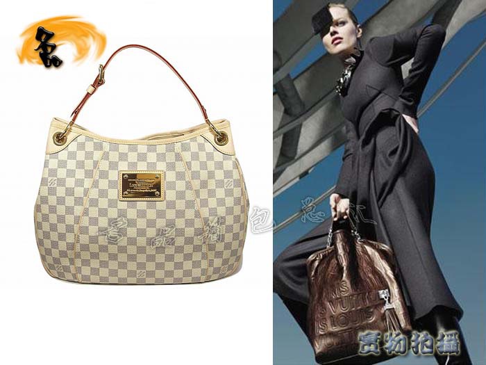 N55215 LV單肩包 LV經典白色棋盤格 LV女包 LV手提包