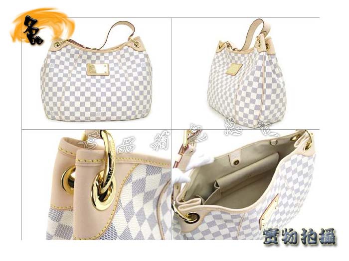 N55215 LV單肩包 LV經典白色棋盤格 LV女包 LV手提包