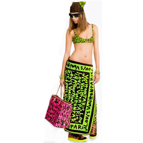 M93701 LV新款 Neverfull 涂鴉系列 女士手提包 LV時尚女包 LV單肩包 LV手袋