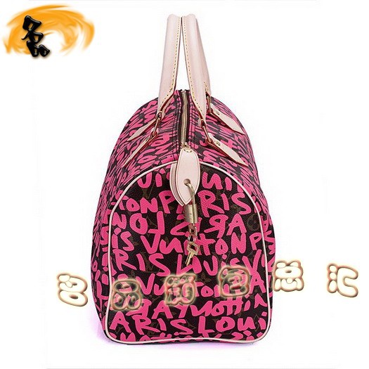 M93704 LV最新款 LV涂鴉系列 Speedy LV手提包 LV時尚女包 LV枕頭包