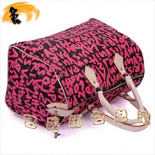 M93704 LV最新款 LV涂鴉系列 Speedy LV手提包 LV時尚女包 LV枕頭包