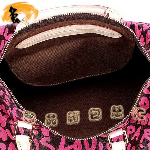 M93704 LV最新款 LV涂鴉系列 Speedy LV手提包 LV時尚女包 LV枕頭包