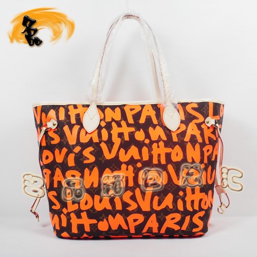 M93708 LV時(shí)尚新款 LV女士 手提包 LV老花包 LV涂鴉系列 LV單肩包