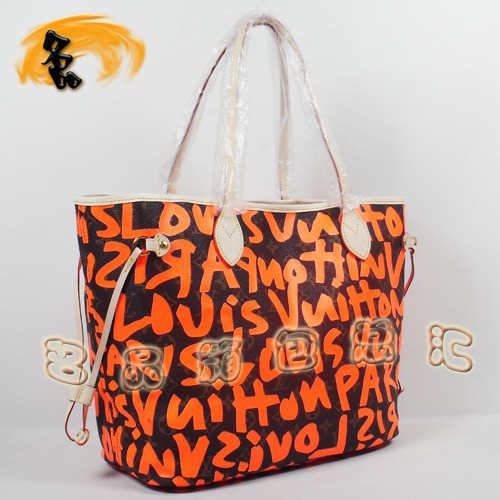 M93708 LV時(shí)尚新款 LV女士 手提包 LV老花包 LV涂鴉系列 LV單肩包