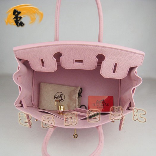 6088 Hermes女士 荔枝紋 手提包 Hermes Birkin系列 鉑金包 Hermes經(jīng)典款