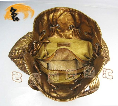 78917 BOTTEGA VENETA 寶緹嘉 經(jīng)典款編織手袋 金色時(shí)尚女士手提包