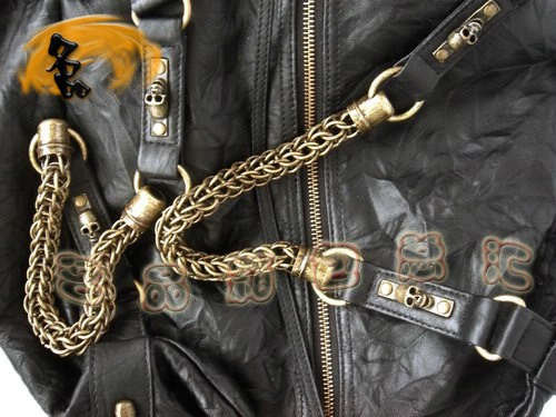 8008 托馬斯最新款 黑色全皮時尚女士單肩包 THOMAS WYLDE手提包