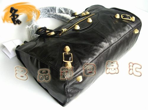 084324B 超A1:1品質新款牛皮女包 BALENCIAGA手提包 巴黎世家經典款機車包