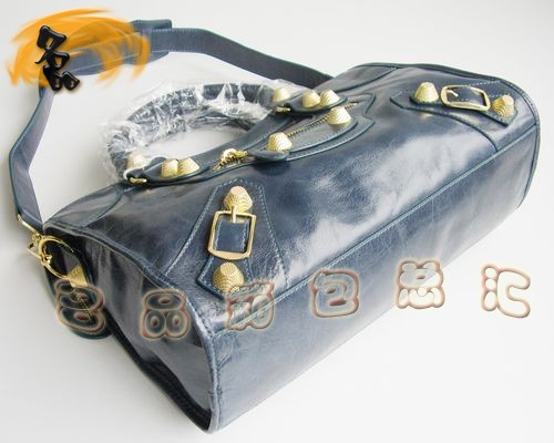 084332B 超A品質 BALENCIAGA巴黎世家 機車包 新款牛皮女士手提/斜挎包