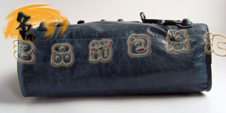 084832 時尚女士手提包 BLENCIAGA 經典牛皮斜挎包 巴黎世家經典款機車包