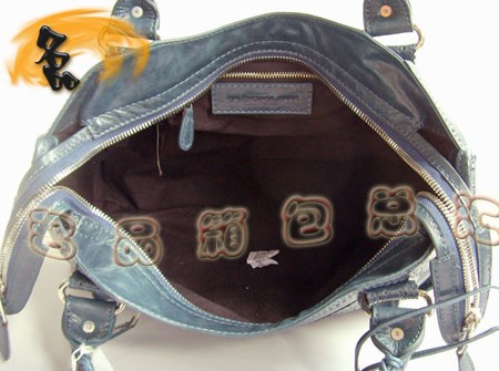 084832 時尚女士手提包 BLENCIAGA 經典牛皮斜挎包 巴黎世家經典款機車包