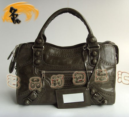 084832 巴黎世家女包 BLENCIAGA經(jīng)典機(jī)車包 手提包 新款牛皮花邊時尚斜挎包