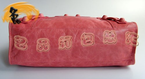 084832 專柜品質 BLENCIAGA 時尚牛皮女士手提包 機車包 巴黎世家斜挎包