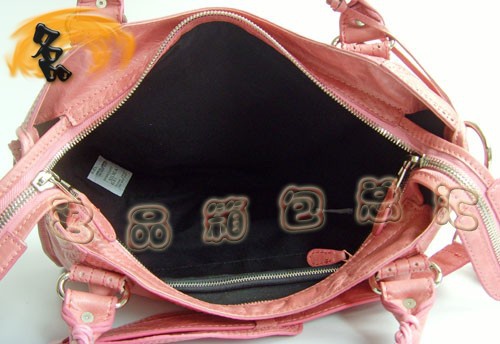 084832 專柜品質 BLENCIAGA 時尚牛皮女士手提包 機車包 巴黎世家斜挎包