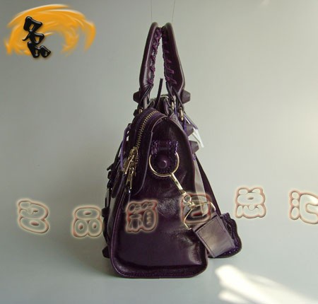 084832 超A品質 巴黎世家女士手提包 BLENCIAGA經典機車包 經典花邊斜挎包