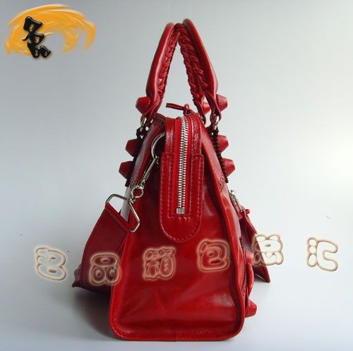 084832 超A時尚女包 巴黎世家經(jīng)典斜挎包 BLENCIAGA牛皮女士手提包 機(jī)車包