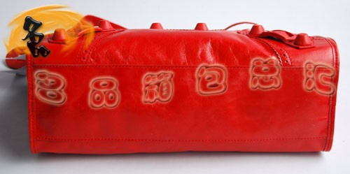 084832 最新款牛皮時尚女包 BLENCIAGA斜挎包 手提包 BLENCIAGA經(jīng)典機車包