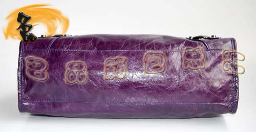 084332 巴黎世家新款時尚休閑女士手提包 BALENCIAGA機車包 經典款斜挎包