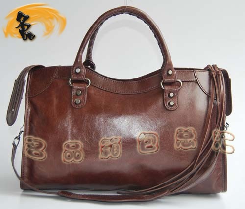 084332 超A1:1品質 BLENCIAGA斜挎包 新款牛皮時尚手提包 巴黎世家機車包