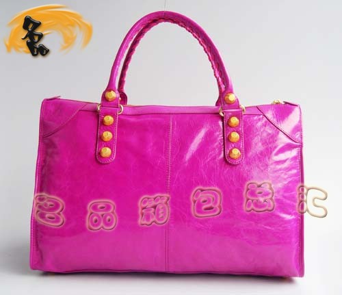 084334B 專柜品質(zhì) 巴黎世家時尚牛皮女士手提包 新款女包 BLENCIAGA 機車包