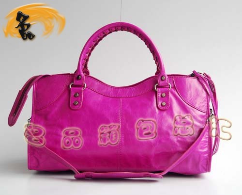 084328 超A1:1品質(zhì)時(shí)尚女士牛皮斜挎包 BALENCIAGA新款休閑女士手提包 機(jī)車包