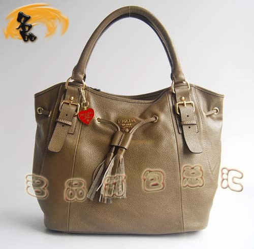 3058 Prada手提包 Prada最新款 時尚休閑女包 Prada經典款 灰色