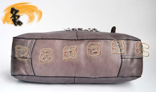 7993 Prada手提包 Prada女包 普拉達牛皮時尚高檔OL女包境外貨 深灰色