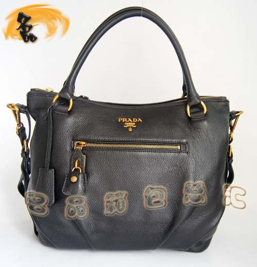 9032 Prada最新款 Prada兩用女包 Prada單肩包 Prada斜挎包 黑色