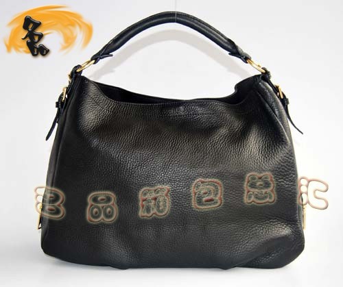 80029 Prada最新款 普拉達女包 Prada休閑女包 Prada手提包 黑色