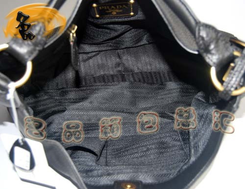 80029 Prada最新款 普拉達女包 Prada休閑女包 Prada手提包 黑色