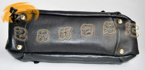 80040 Prada新款高檔牛皮女包 Prada單肩包 Prada手提 手挽包 黑色