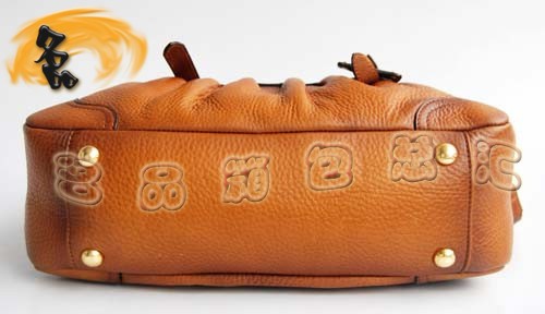 80044 普拉達新款高檔牛皮女包 Prada手提包 Prada斜挎包 淺啡色