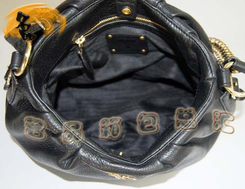 80060 正品品質 Prada單肩包 普拉達 Prada黑色高檔牛皮休閑女包