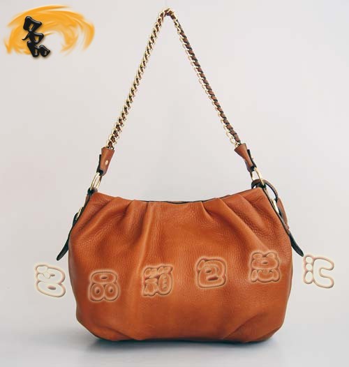 80060 正品品質(zhì) Prada單肩包 普拉達(dá) Prada淺啡色高檔牛皮休閑女包