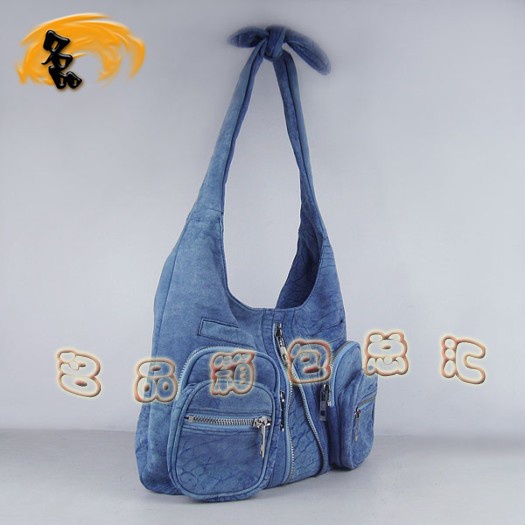 63470 Alexander Wang/亞利山大王 最新款 休閑女包 時尚女士單肩包 藍色